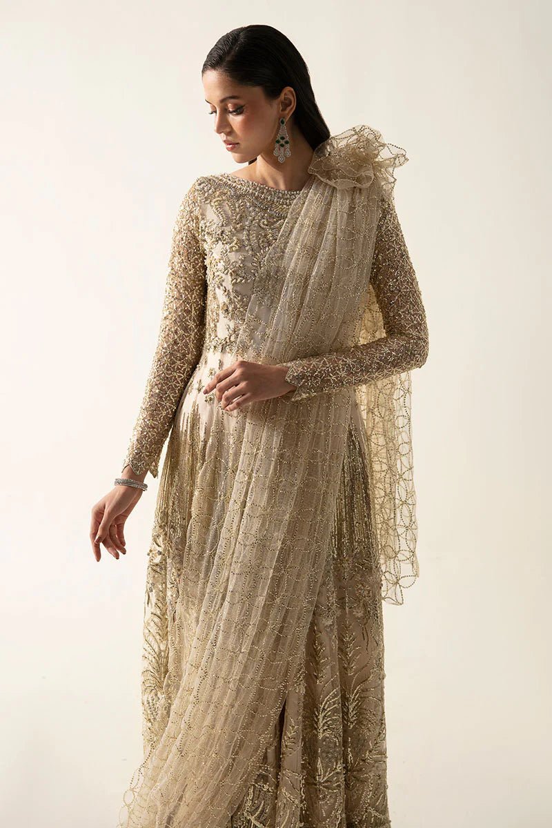 mushq izhar luxury chiffon pakistani wedding formals Hoorain Designer Wear mushq izhar luxury chiffon pakistani wedding formals Hoorain Designer Wear