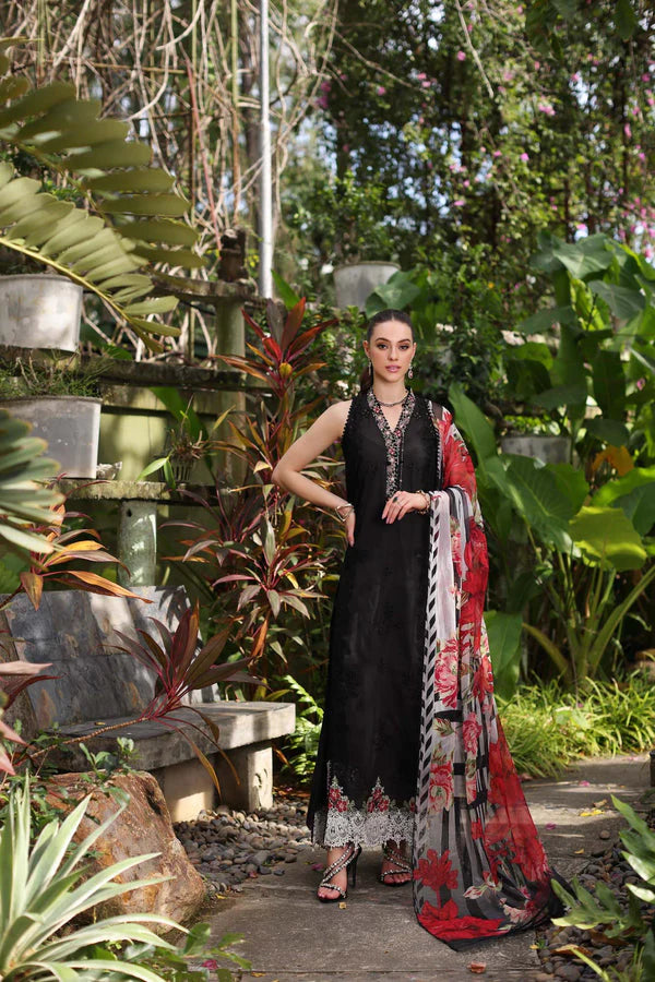 Noor By Saadia Asad Luxury Chikankari Lawn Collection 2024 - D 08 A