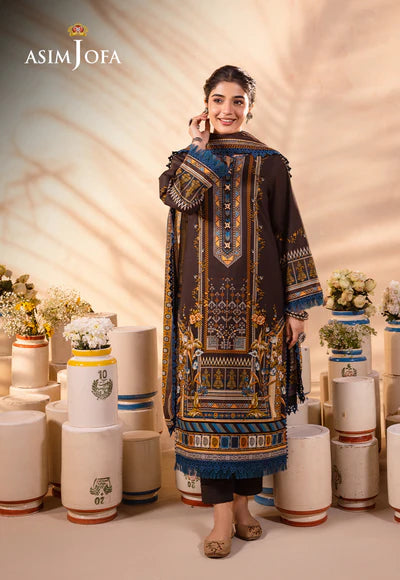 Asim Jofa | Prints Essentials | AJUB-18 - Hoorain Designer Wear - Pakistani Ladies Branded Stitched Clothes in United Kingdom, United states, CA and Australia