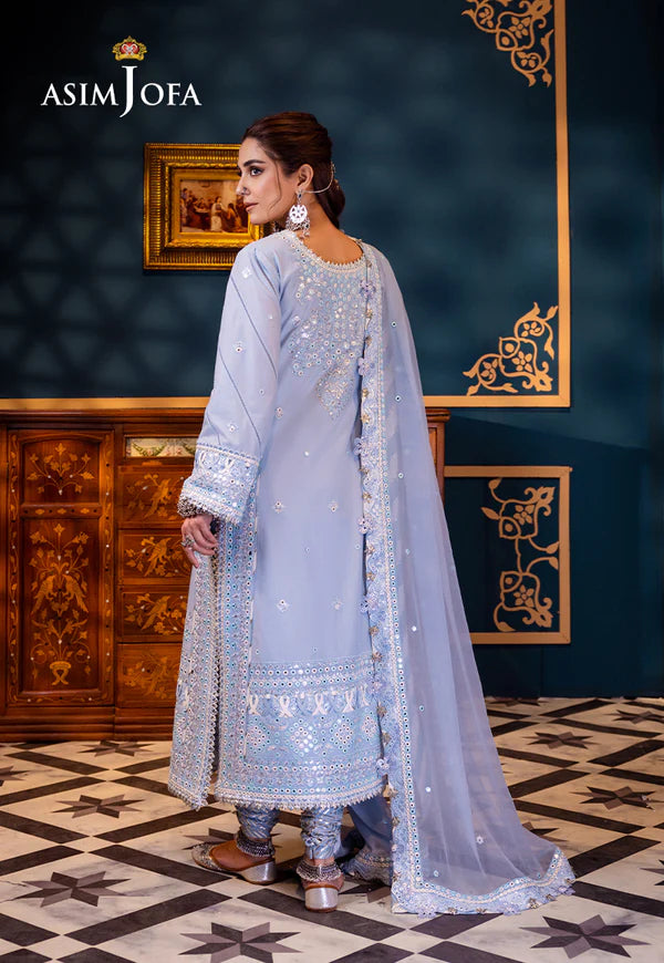 Asim Jofa | Fasana e Ishq Eid Luxury Lawn |AJFI-12 - Hoorain Designer Wear - Pakistani Ladies Branded Stitched Clothes in United Kingdom, United states, CA and Australia