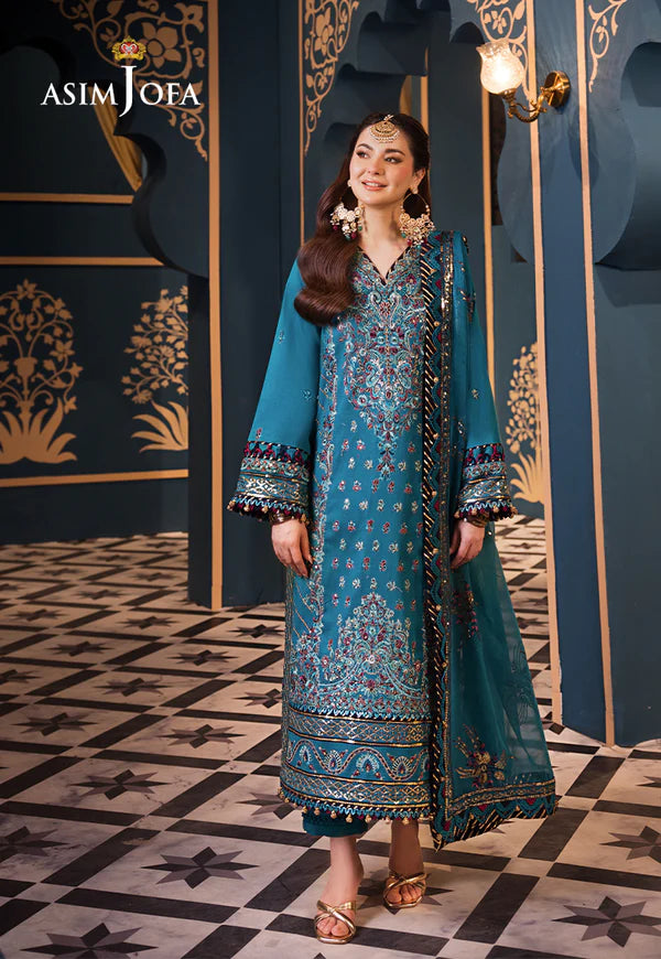 Asim Jofa | Fasana e Ishq Eid Luxury Lawn | AJFI-20 - Hoorain Designer Wear - Pakistani Ladies Branded Stitched Clothes in United Kingdom, United states, CA and Australia