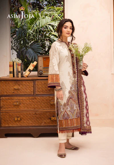 Asim Jofa | Prints Essentials | AJUB-11 - Hoorain Designer Wear - Pakistani Ladies Branded Stitched Clothes in United Kingdom, United states, CA and Australia