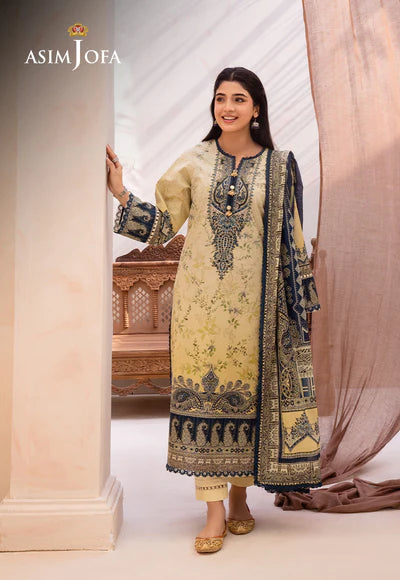Asim Jofa | Prints Essentials | AJUB-15 - Hoorain Designer Wear - Pakistani Ladies Branded Stitched Clothes in United Kingdom, United states, CA and Australia