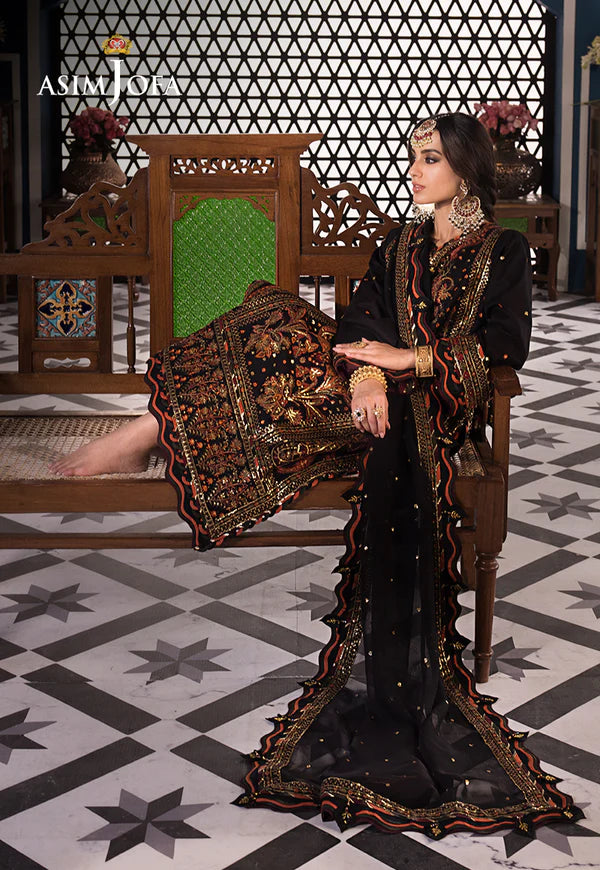 Asim Jofa | Fasana e Ishq Eid Luxury Lawn | AJFI-05 - Hoorain Designer Wear - Pakistani Ladies Branded Stitched Clothes in United Kingdom, United states, CA and Australia