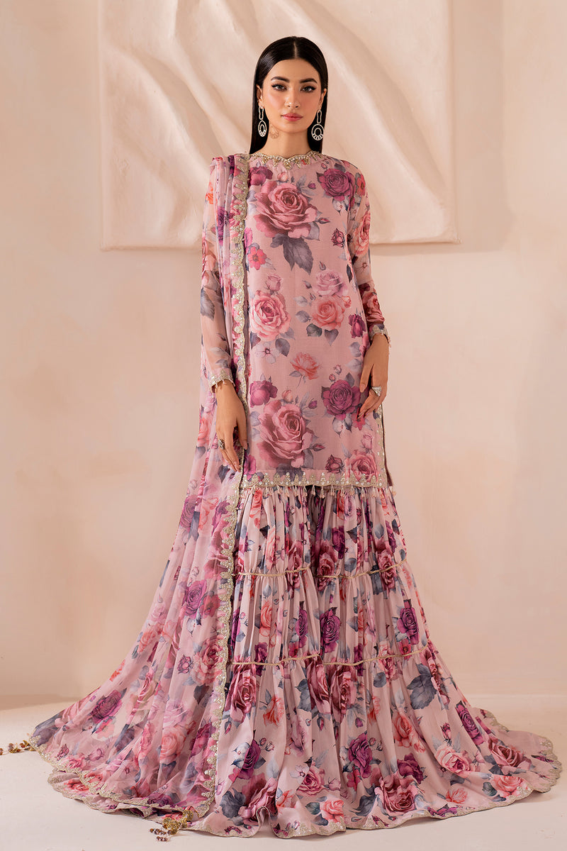 Baroque | Formal Collection | Chiffon UF-708 S / Pink / Chiffon Baroque | Formal Collection | Chiffon UF-708 S / Pink / Chiffon