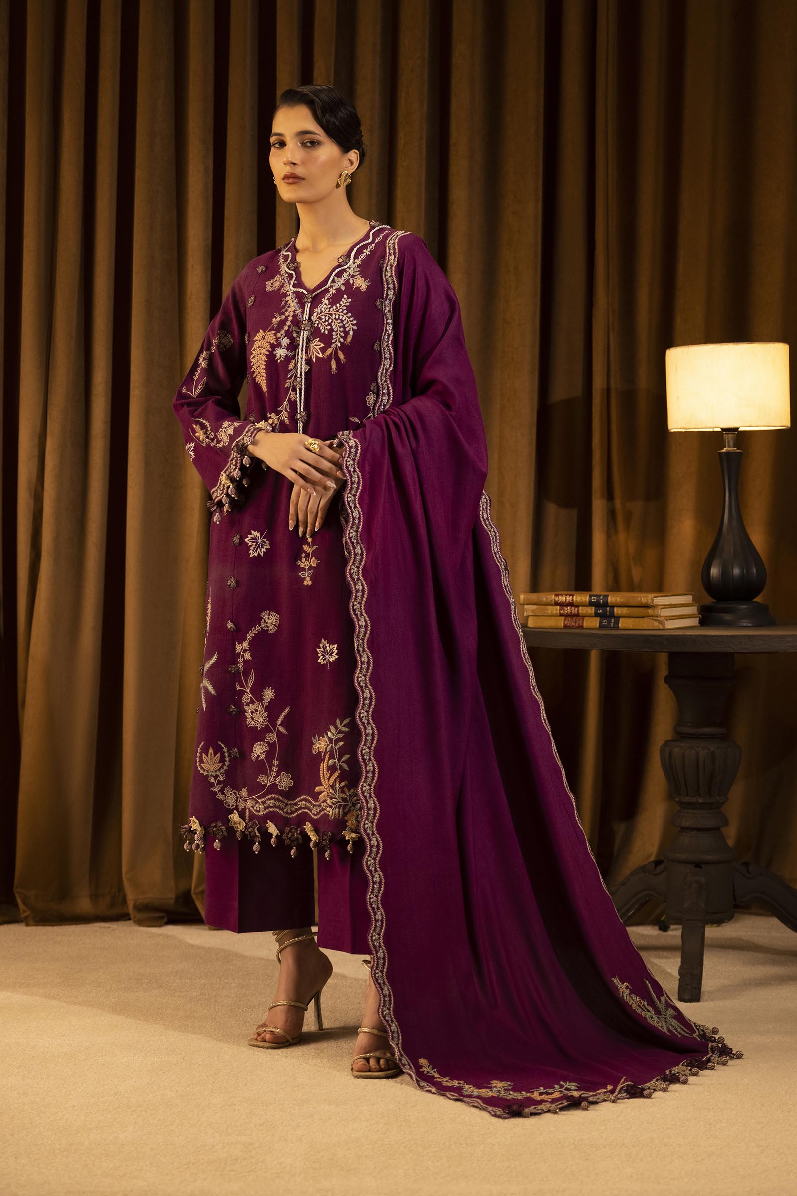 Sana Safinaz | Muzlin Winter 25 | 011B – Hoorain Designer Wear