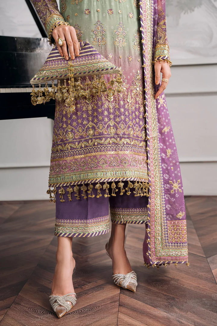 Baroque | Chantelle Embroidered Collection | CH12-08 - Hoorain Designer Wear - Pakistani Ladies Branded Stitched Clothes in United Kingdom, United states, CA and Australia