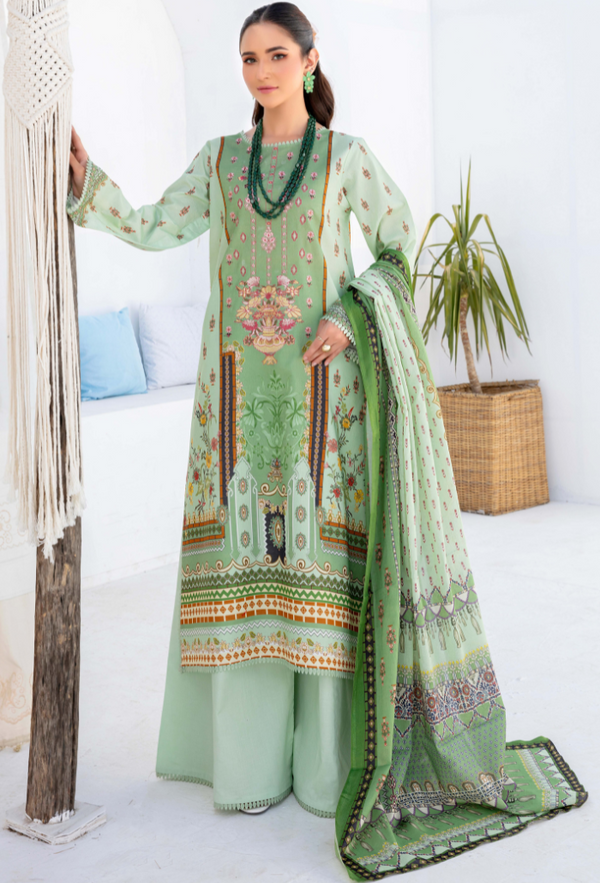 Humdum | Saira Bano Lawn 24 | D02 - Hoorain Designer Wear - Pakistani Ladies Branded Stitched Clothes in United Kingdom, United states, CA and Australia