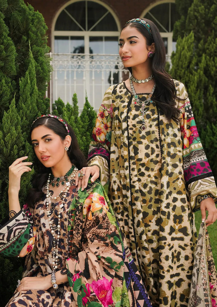 Elaf Premium | Printed Collection 24 | EEP-06A - Menagerie - Hoorain Designer Wear - Pakistani Ladies Branded Stitched Clothes in United Kingdom, United states, CA and Australia