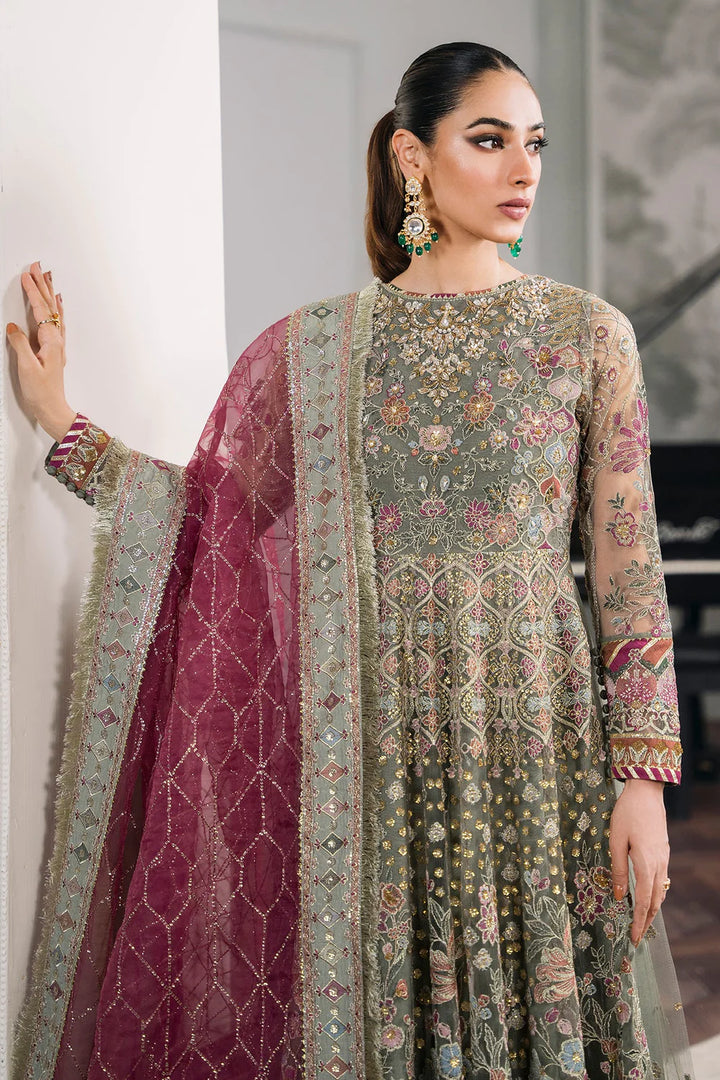 Baroque | Chantelle Embroidered Collection | CH12-02 - Hoorain Designer Wear - Pakistani Ladies Branded Stitched Clothes in United Kingdom, United states, CA and Australia