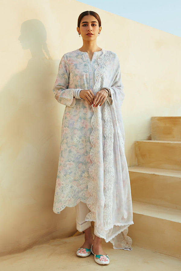 Cross Stitch | Premium Lawn 24 | VIOLA PEARL - Hoorain Designer Wear - Pakistani Ladies Branded Stitched Clothes in United Kingdom, United states, CA and Australia