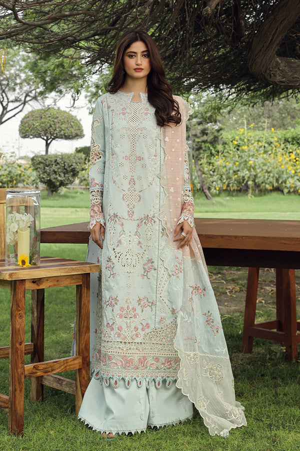Qalamkar | Festive Lawn 2024 | PS-01 ALIZAY - Hoorain Designer Wear - Pakistani Ladies Branded Stitched Clothes in United Kingdom, United states, CA and Australia