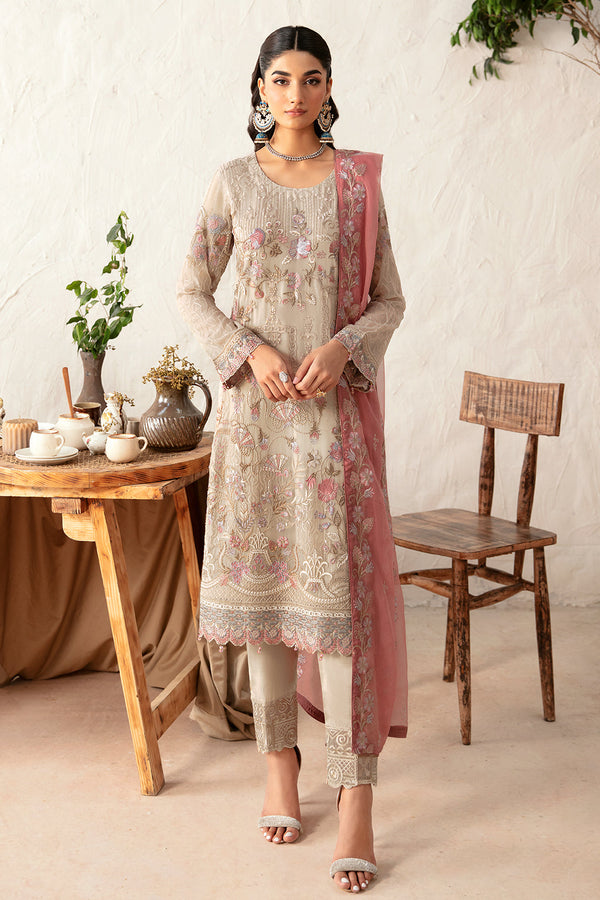 Ramsha | Rangoon Chiffon Collection 24 | D-1212 - Hoorain Designer Wear - Pakistani Ladies Branded Stitched Clothes in United Kingdom, United states, CA and Australia