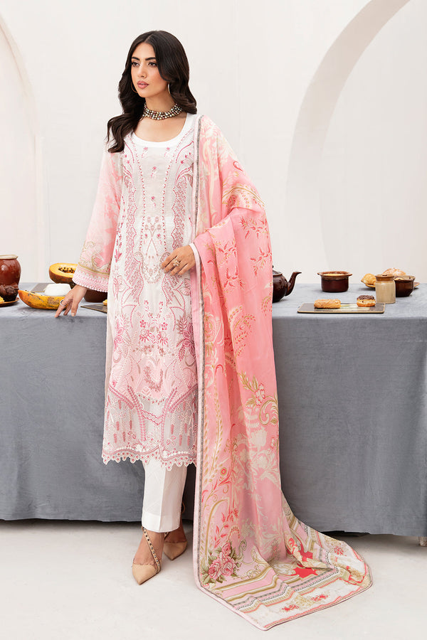 Ramsha | Mashaal Luxury Lawn | L-1104 - Hoorain Designer Wear - Pakistani Ladies Branded Stitched Clothes in United Kingdom, United states, CA and Australia
