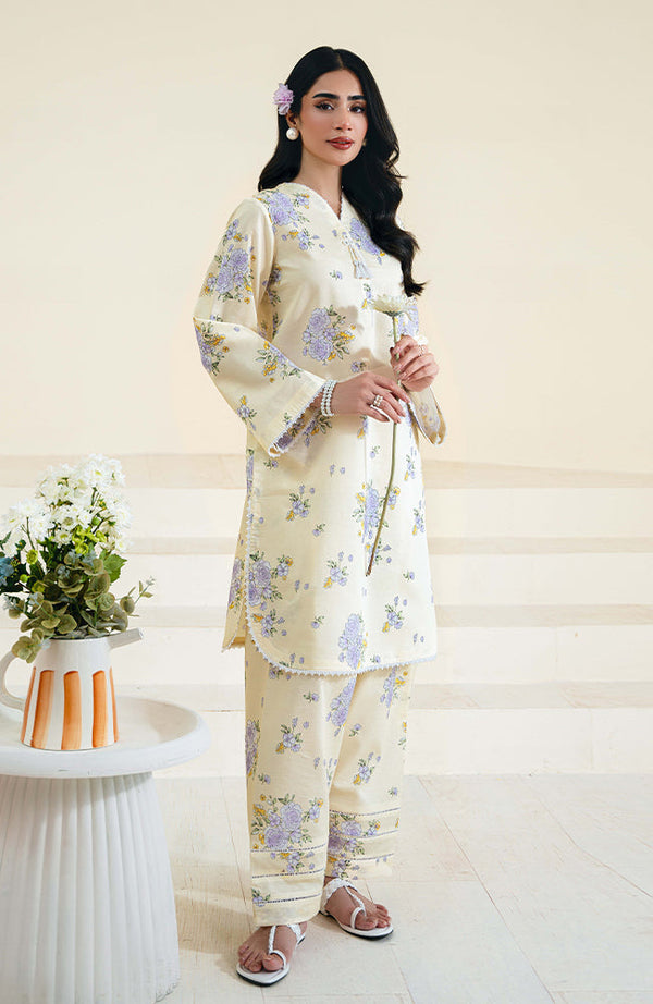 Seran | Daffodils Lawn 24 | Albie - Hoorain Designer Wear - Pakistani Ladies Branded Stitched Clothes in United Kingdom, United states, CA and Australia