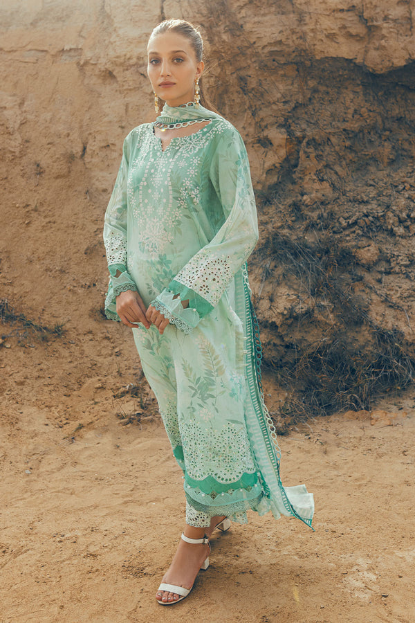 Nureh | Gardenia Lawn 24 | N-01 - Hoorain Designer Wear - Pakistani Ladies Branded Stitched Clothes in United Kingdom, United states, CA and Australia