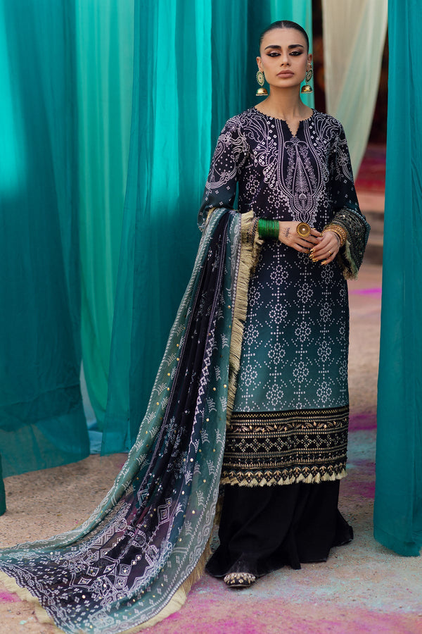 Nureh | Bazaar Lawn | NS-129 - Hoorain Designer Wear - Pakistani Ladies Branded Stitched Clothes in United Kingdom, United states, CA and Australia