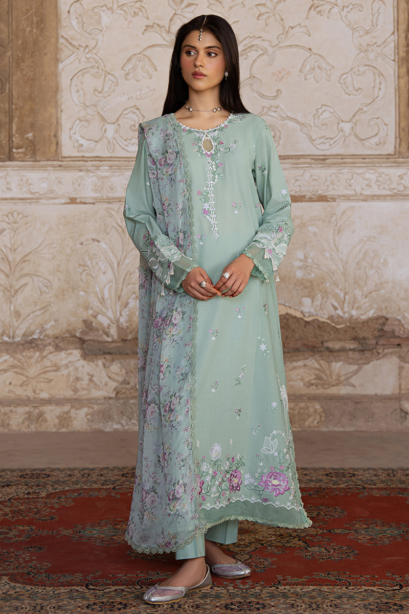 sage green eid dress Aidah Tie Back Dress