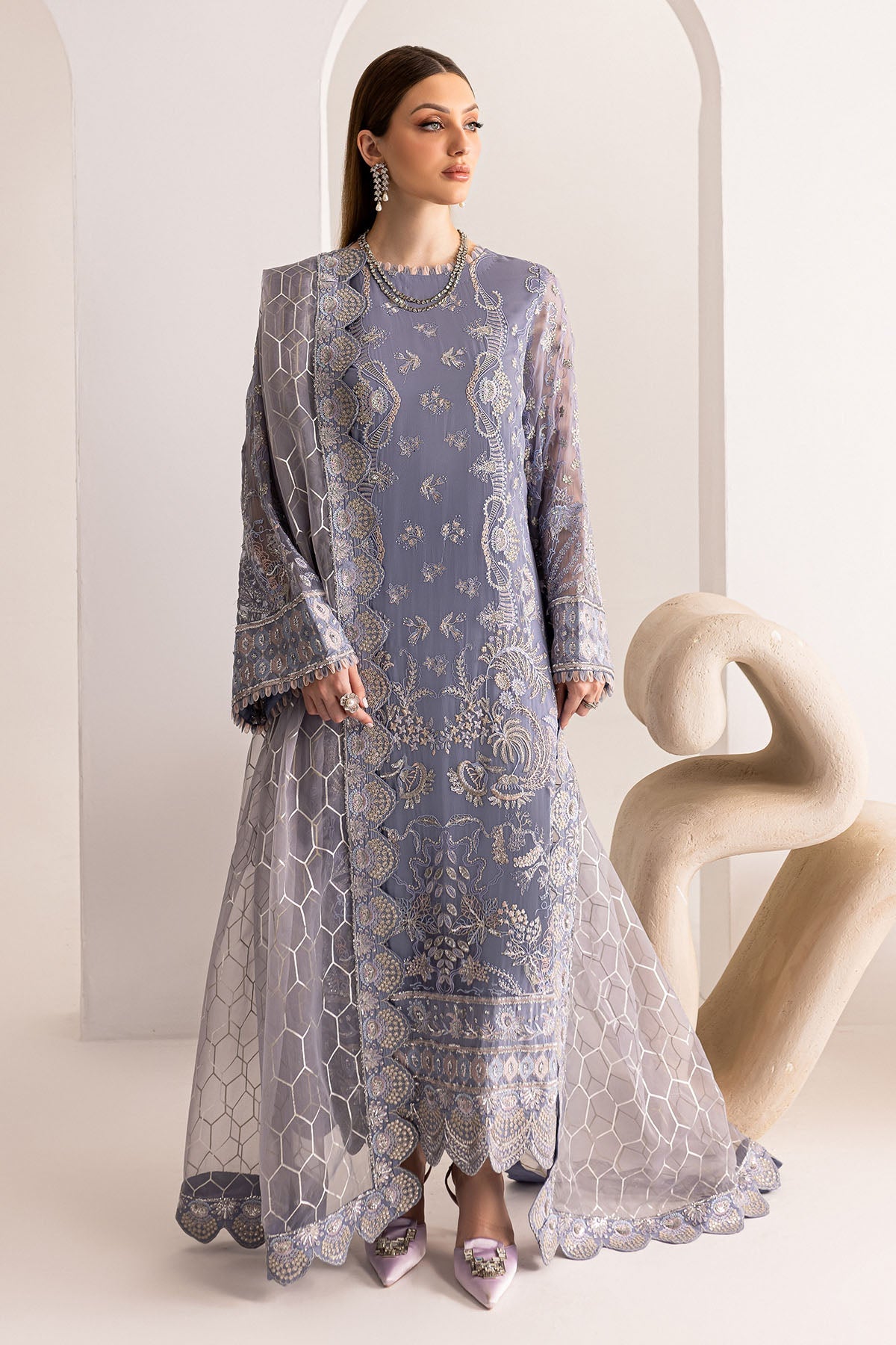 Nureh | Fancy Formals | NP-518  Hoorain Designer Wear
