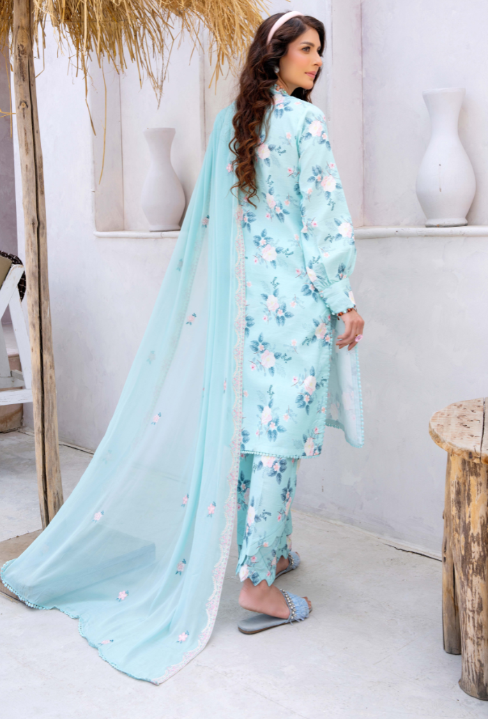 Humdum | Gardenia Lawn 24 | PLG 3 - D04 - Hoorain Designer Wear - Pakistani Ladies Branded Stitched Clothes in United Kingdom, United states, CA and Australia