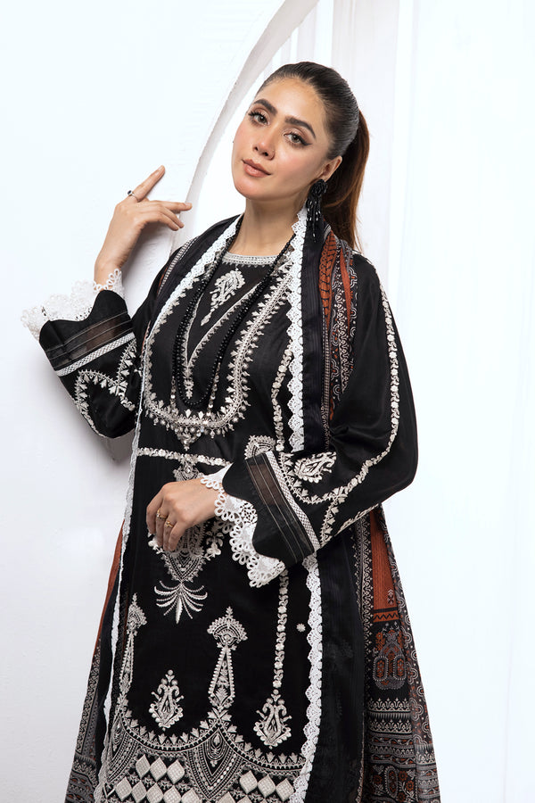 House of Nawab | Lawn Collection 24 | AFFI - Hoorain Designer Wear - Pakistani Ladies Branded Stitched Clothes in United Kingdom, United states, CA and Australia