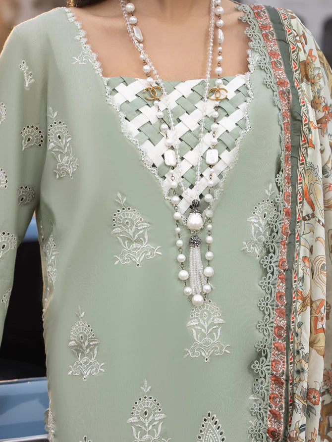 Faiza Faisal | Maya Luxury Lawn | Elena - Hoorain Designer Wear - Pakistani Ladies Branded Stitched Clothes in United Kingdom, United states, CA and Australia