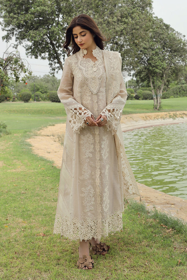 Qalamkar | Festive Lawn 2024 | PS-02 ERICA - Hoorain Designer Wear - Pakistani Ladies Branded Stitched Clothes in United Kingdom, United states, CA and Australia