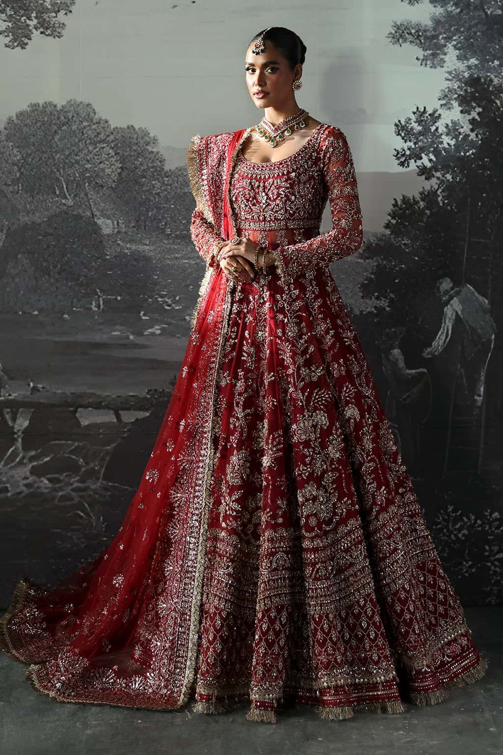 kashees formal dresses Kashee's Shaam-e-Rangrez KSR-002 | Luxury Hand-Embellished Formal Dress