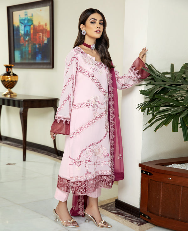 House of Nawab | Lawn Collection 24 | TAMANNA - Hoorain Designer Wear - Pakistani Ladies Branded Stitched Clothes in United Kingdom, United states, CA and Australia
