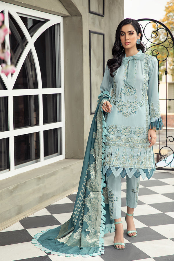 House of Nawab | Lawn Collection 24 | ROWSHAN - Hoorain Designer Wear - Pakistani Ladies Branded Stitched Clothes in United Kingdom, United states, CA and Australia