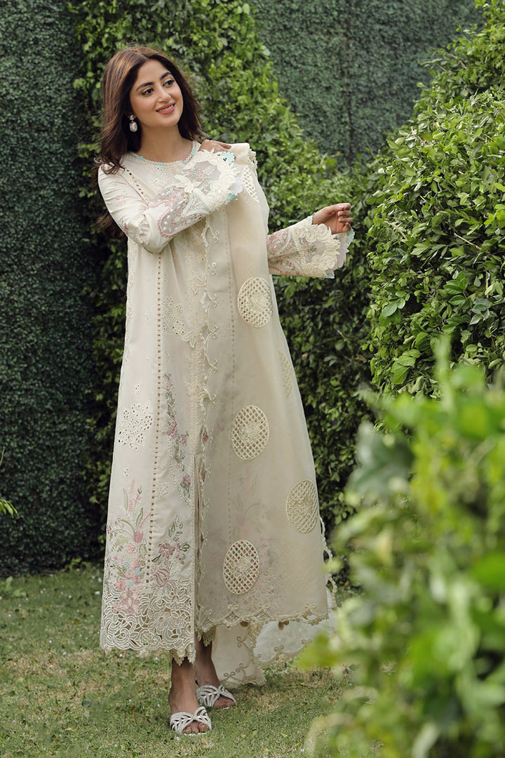 Qalamkar | Festive Lawn 2024 | PS-04 ZUHA - Hoorain Designer Wear - Pakistani Ladies Branded Stitched Clothes in United Kingdom, United states, CA and Australia