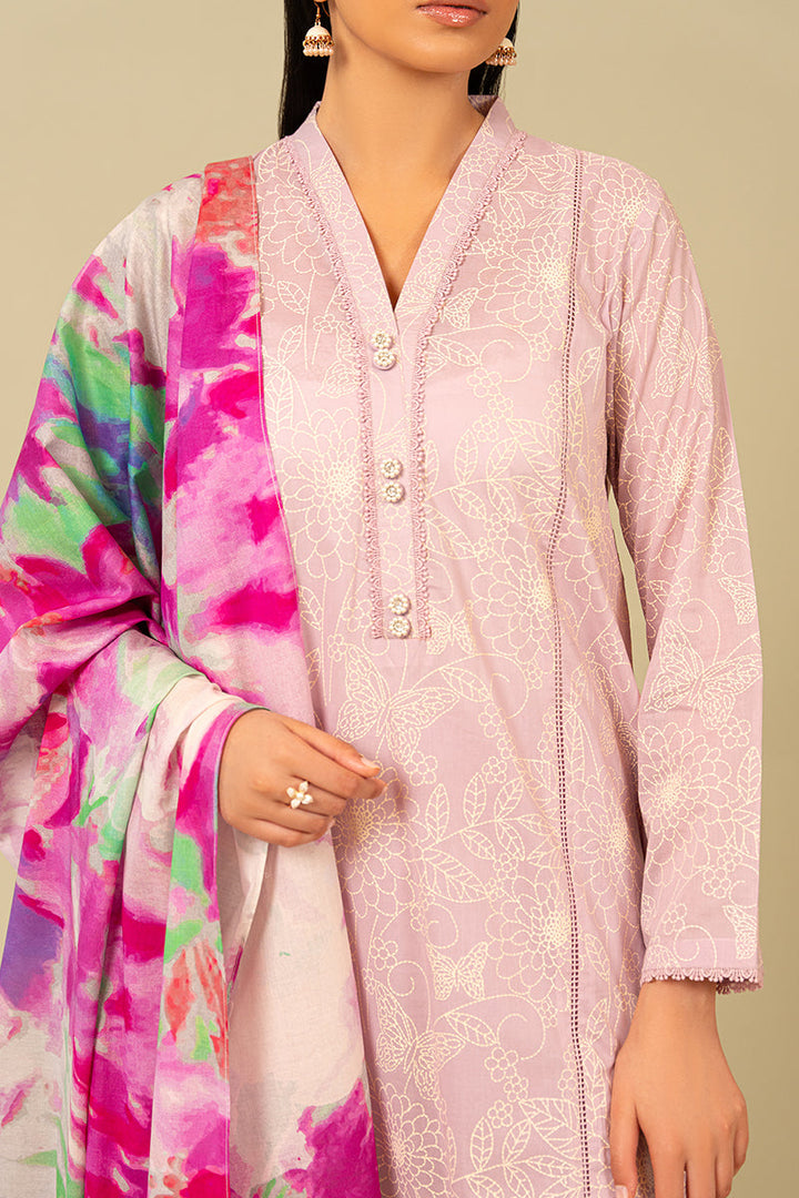 Cross Stitch | Daily Wear Lawn | CS-07 - Hoorain Designer Wear - Pakistani Ladies Branded Stitched Clothes in United Kingdom, United states, CA and Australia