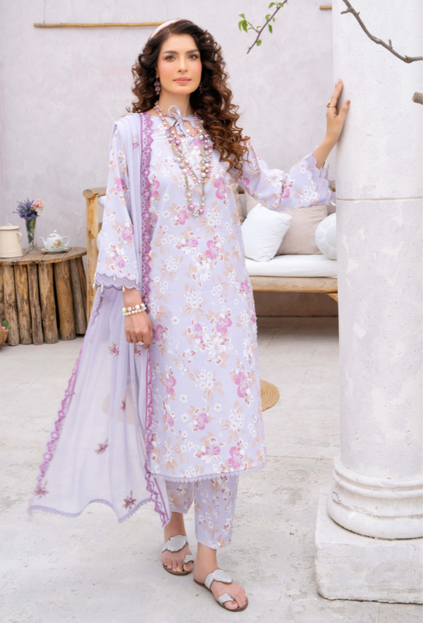 Humdum | Gardenia Lawn 24 | PLG 3 - D05 - Hoorain Designer Wear - Pakistani Ladies Branded Stitched Clothes in United Kingdom, United states, CA and Australia