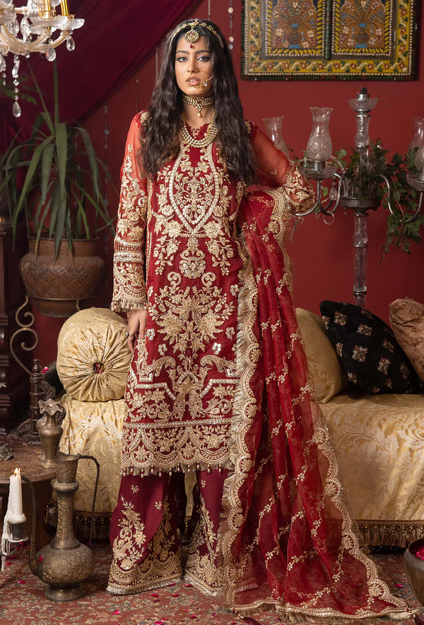 Adans Libas | Formals by Khadija A | 5450 - Hoorain Designer Wear - Pakistani Ladies Branded Stitched Clothes in United Kingdom, United states, CA and Australia