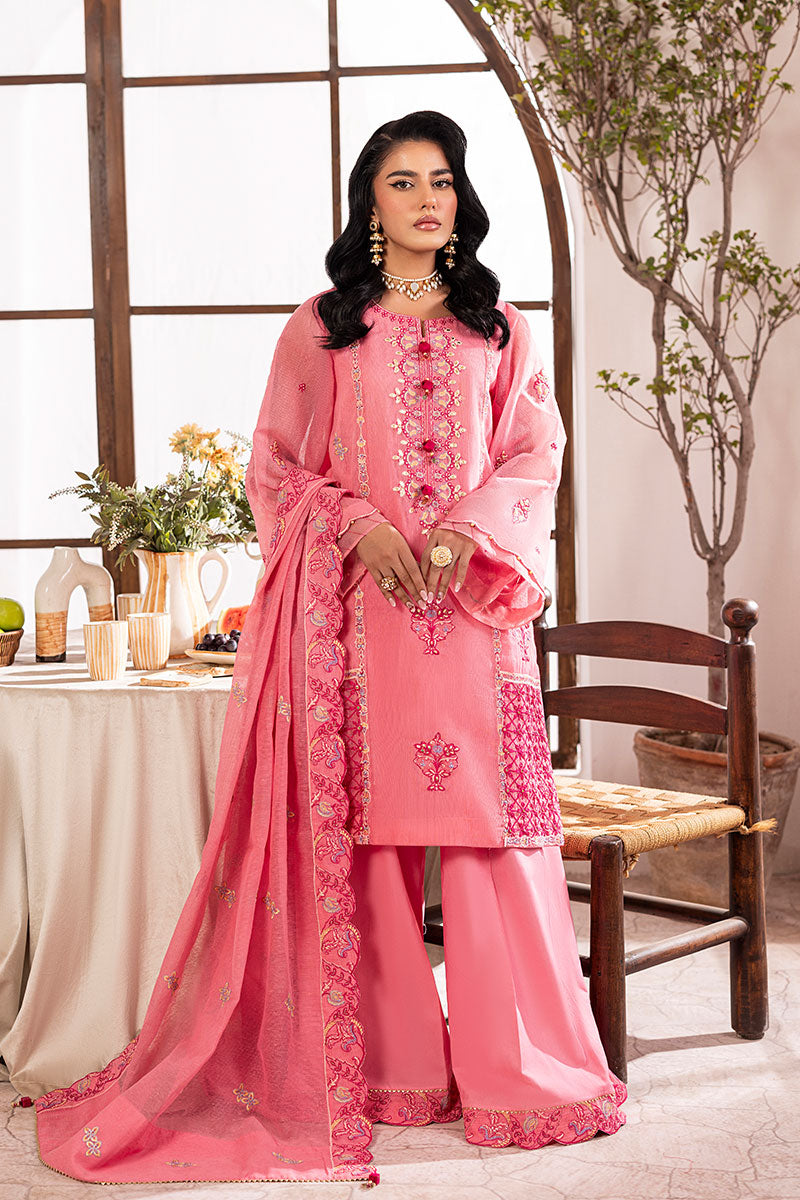 eid dresses pink Modest Powder Pink Eid Dress 61462PD