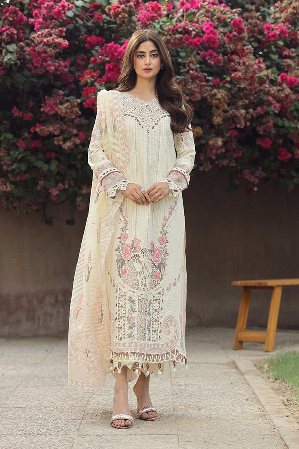 Qalamkar | Festive Lawn 2024 | PS-05 AMAAR - Hoorain Designer Wear - Pakistani Ladies Branded Stitched Clothes in United Kingdom, United states, CA and Australia