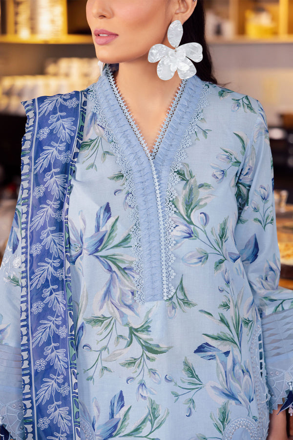 Nureh | Glam Girl Lawn | GL-09 - Hoorain Designer Wear - Pakistani Ladies Branded Stitched Clothes in United Kingdom, United states, CA and Australia