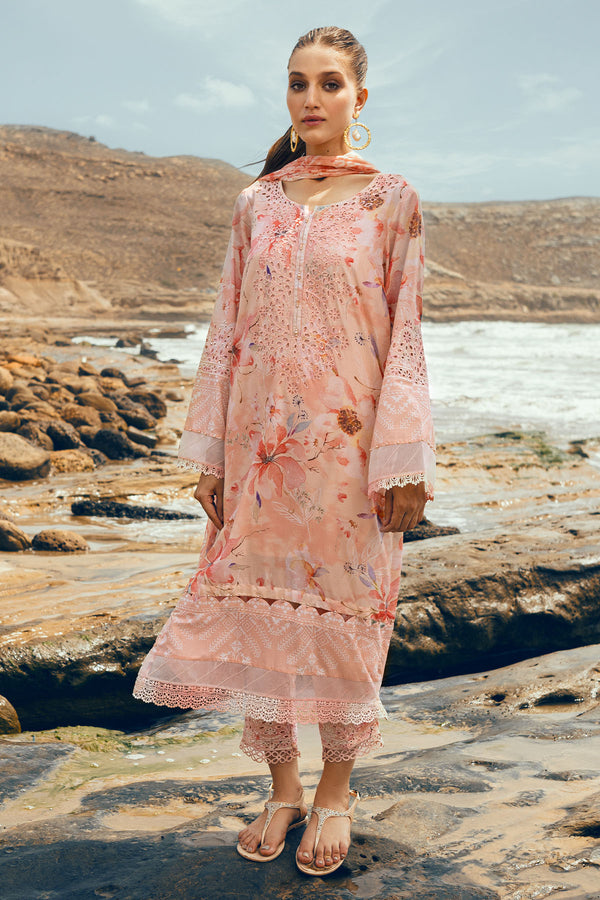 Nureh | Gardenia Lawn 24 | N-05 - Hoorain Designer Wear - Pakistani Ladies Branded Stitched Clothes in United Kingdom, United states, CA and Australia