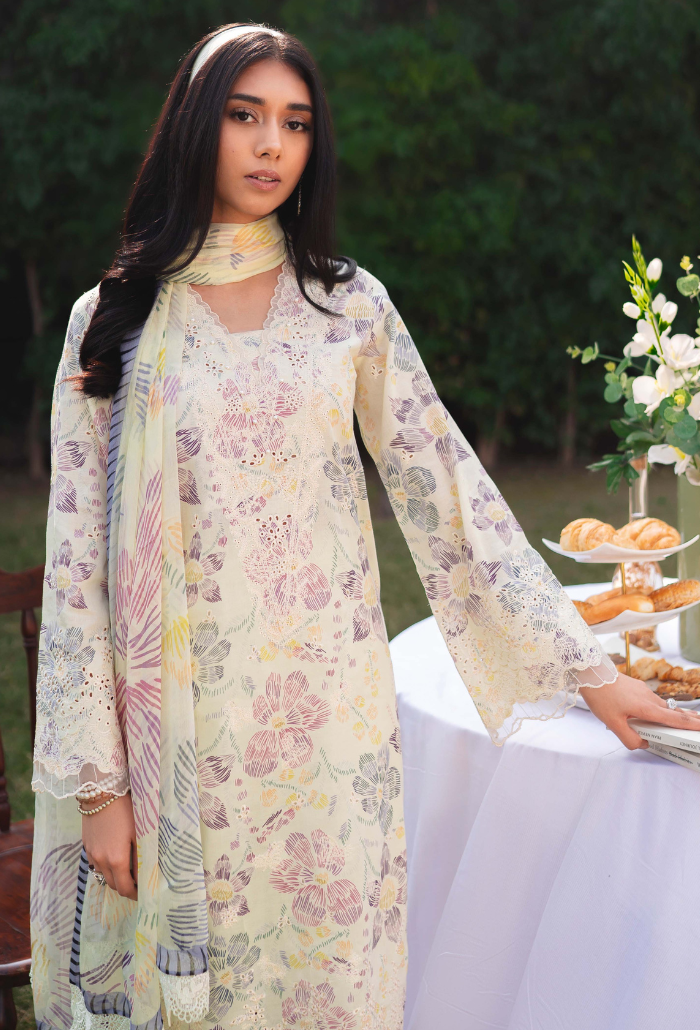 Humdum | Gardenia Lawn 24 |Printkari Lawn - PLG 05 - Hoorain Designer Wear - Pakistani Ladies Branded Stitched Clothes in United Kingdom, United states, CA and Australia