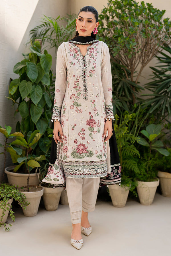 Jazmin | Irish Lawn SS 24 | D8 - Hoorain Designer Wear - Pakistani Ladies Branded Stitched Clothes in United Kingdom, United states, CA and Australia