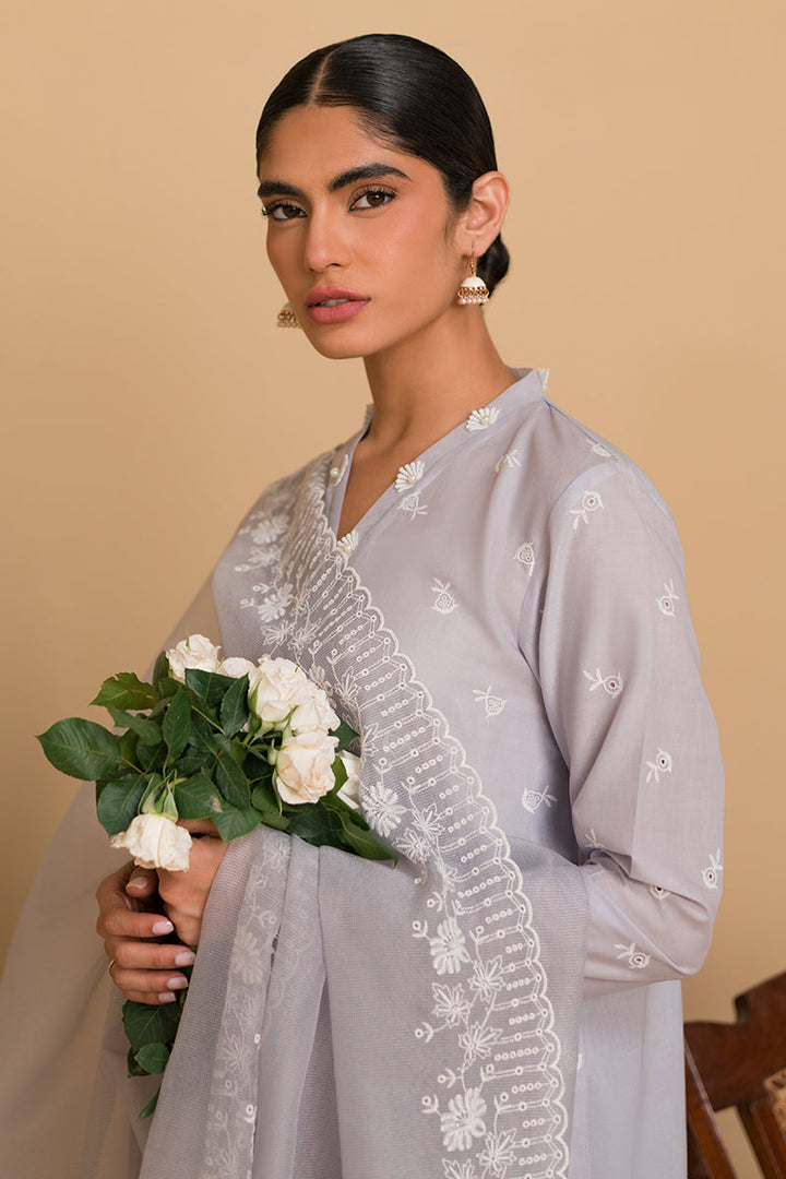 Cross Stitch | Chikankari Lawn Collection | P-05 - Hoorain Designer Wear - Pakistani Ladies Branded Stitched Clothes in United Kingdom, United states, CA and Australia
