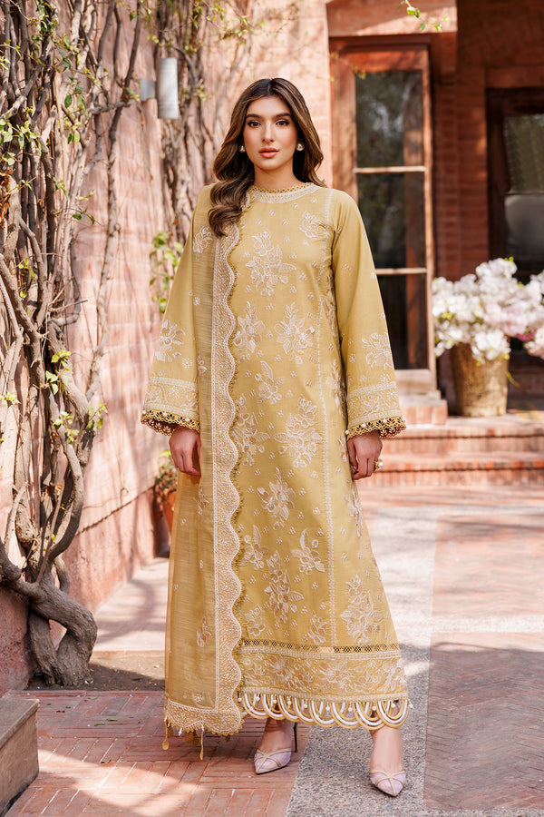 Farasha | Dastoor Embroidered Lawn SS24 | TUSCANY DREAM - Hoorain Designer Wear - Pakistani Ladies Branded Stitched Clothes in United Kingdom, United states, CA and Australia