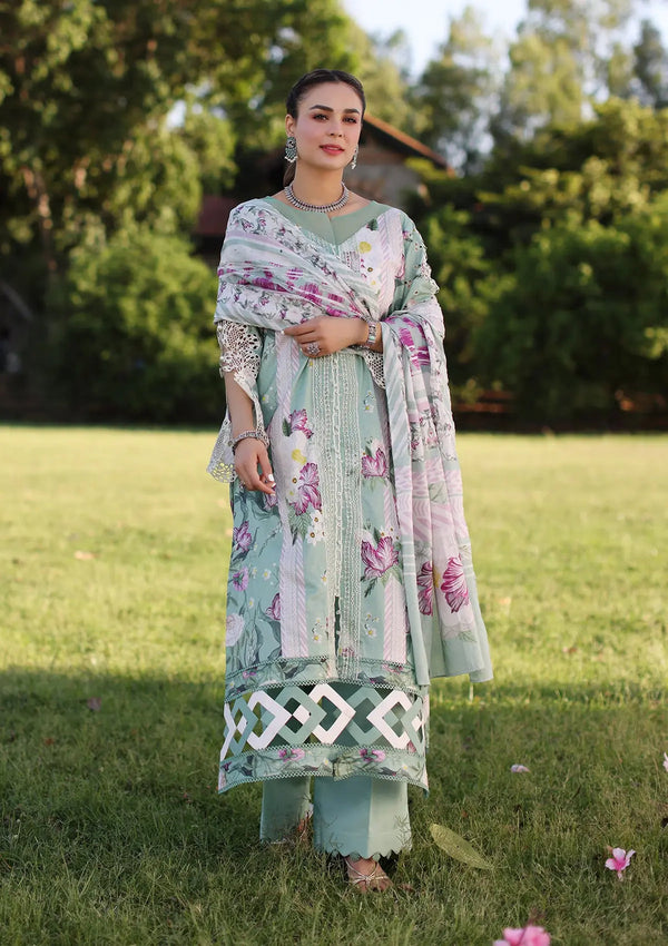 Elaf Premium | Prints Chikankari 24 | 05B CELESTIAL - Hoorain Designer Wear - Pakistani Ladies Branded Stitched Clothes in United Kingdom, United states, CA and Australia