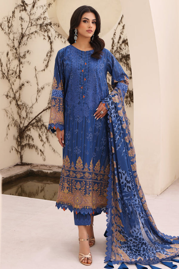 Charizma | Naranji Embroidered Lawn 24 | CN4-005 - Hoorain Designer Wear - Pakistani Ladies Branded Stitched Clothes in United Kingdom, United states, CA and Australia
