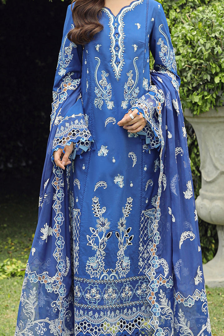 Qalamkar | Festive Lawn 2024 | PS-08 FARHEEN - Hoorain Designer Wear - Pakistani Ladies Branded Stitched Clothes in United Kingdom, United states, CA and Australia