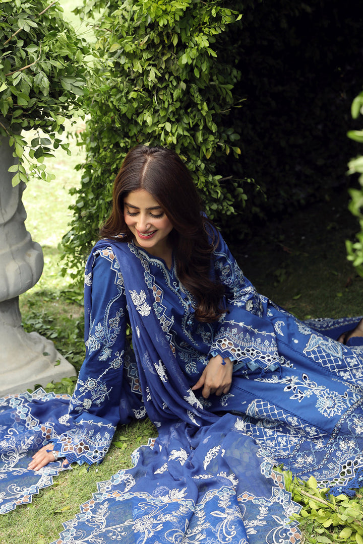 Qalamkar | Festive Lawn 2024 | PS-08 FARHEEN - Hoorain Designer Wear - Pakistani Ladies Branded Stitched Clothes in United Kingdom, United states, CA and Australia
