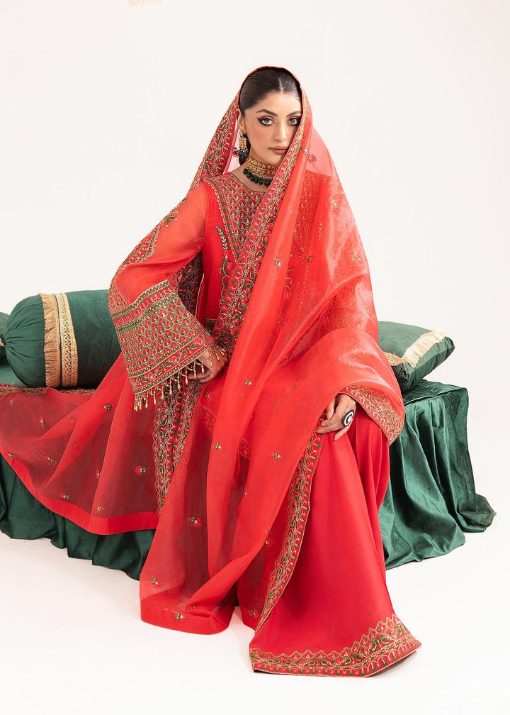 Dastoor | Sajni Luxury Eid Collection 24 | Khudeeja - Hoorain Designer Wear - Pakistani Ladies Branded Stitched Clothes in United Kingdom, United states, CA and Australia