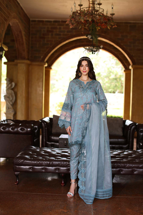 Noor by Saadia Asad | Eid Luxe Printkari 24 | D2 - Hoorain Designer Wear - Pakistani Ladies Branded Stitched Clothes in United Kingdom, United states, CA and Australia
