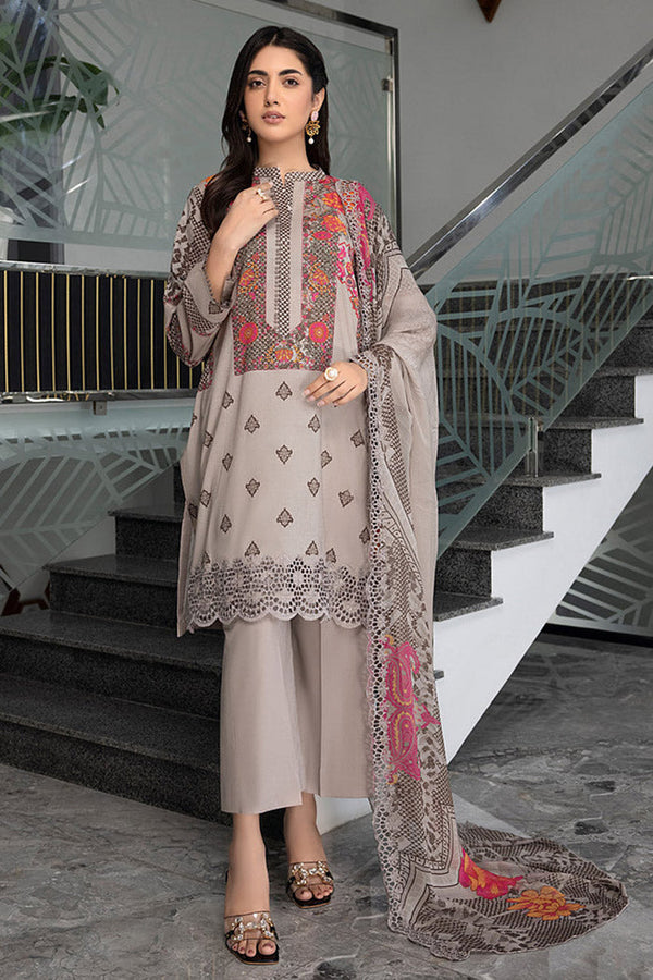 Charizma |Combination Lawn Collection | CC-30 - Hoorain Designer Wear - Pakistani Ladies Branded Stitched Clothes in United Kingdom, United states, CA and Australia