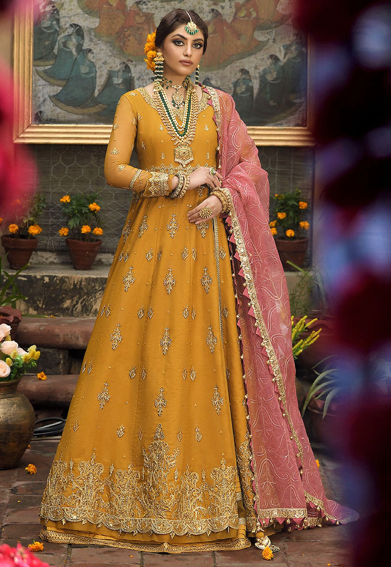 open lace back dress ASIM JOFA -3PC EMBROIDED LAWN DRESS WITH EMBROIDED CHIFFON DUPATTA- FC –  Fairy Clothes main image 1